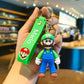 Mario Soft Silicone Cartoon 2pcs Keychain