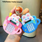 Premium Cartoon Calculator Toy Keychain 1pc