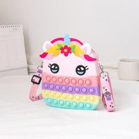 Special Unicorn Pop It Silicone Sling Bag