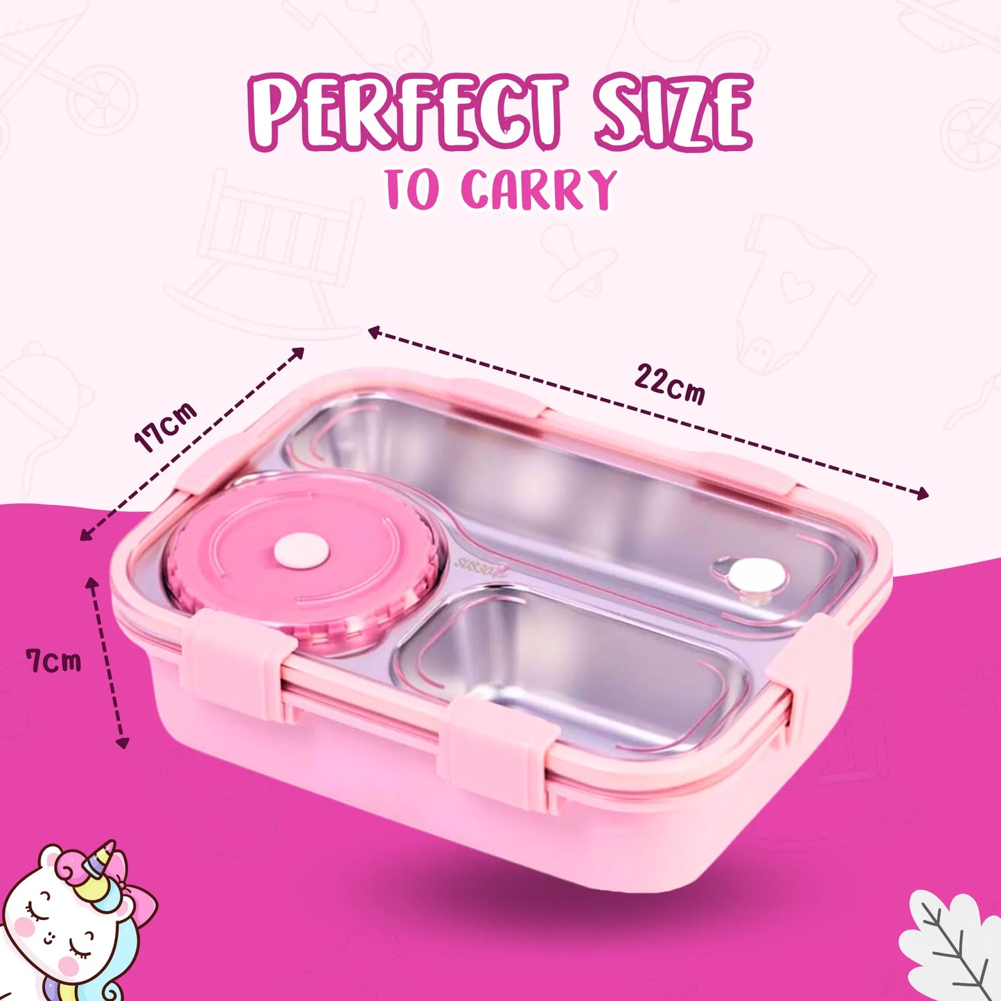 Cute Bento Leak-Proof Lunch Box