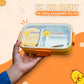 Trendy Rectangle Cartoon Stainless Steel Lunch box (Surprise Colour)