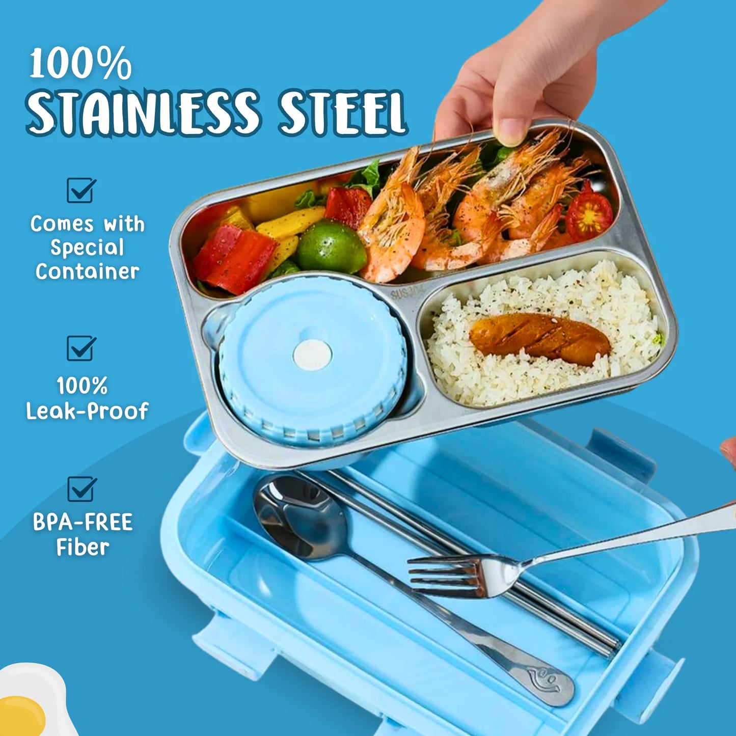 Cute Bento Leak-Proof Lunch Box