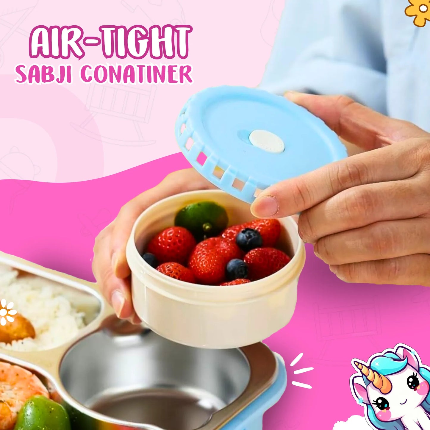 Cute Bento Leak-Proof Lunch Box