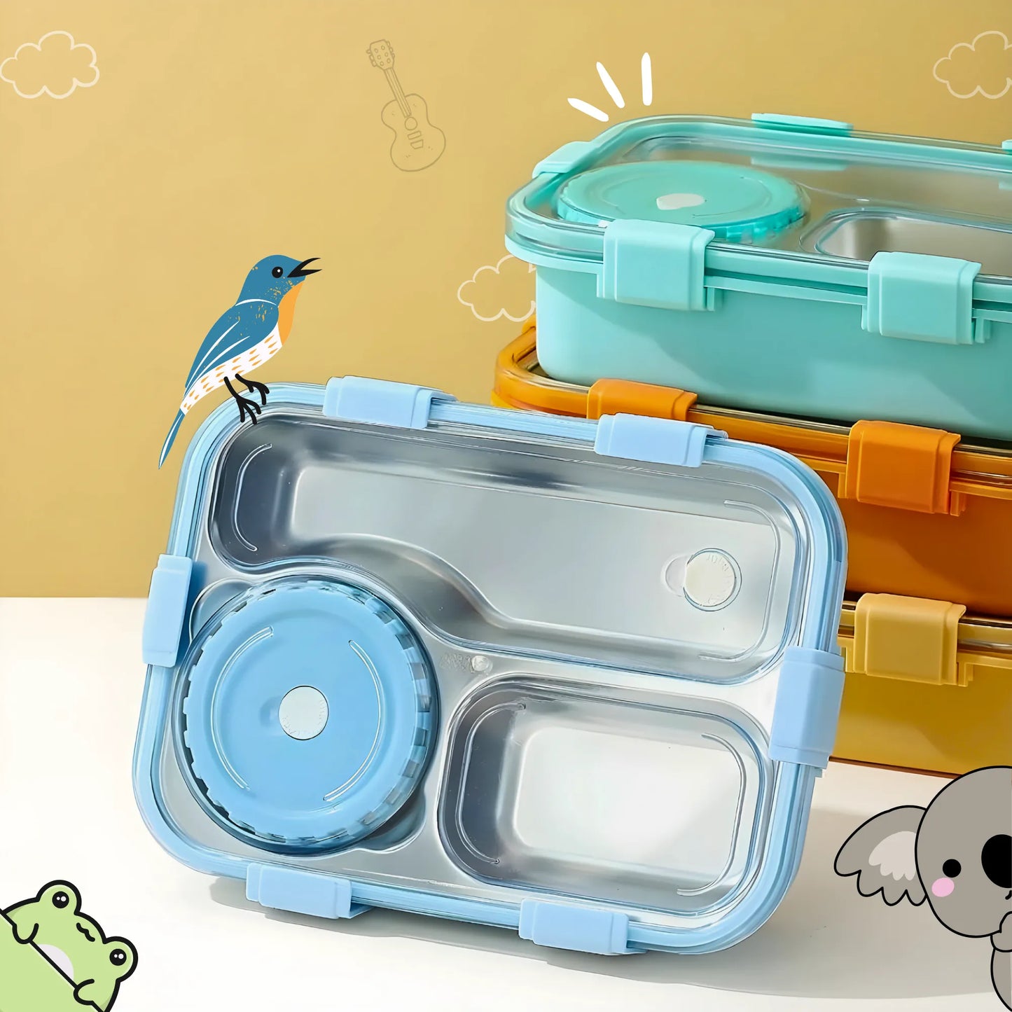 Cute Bento Leak-Proof Lunch Box