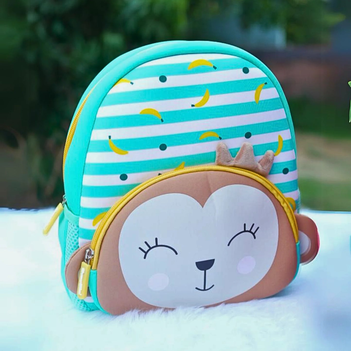 Cute Monkey Soft Plush Backpack for Kids