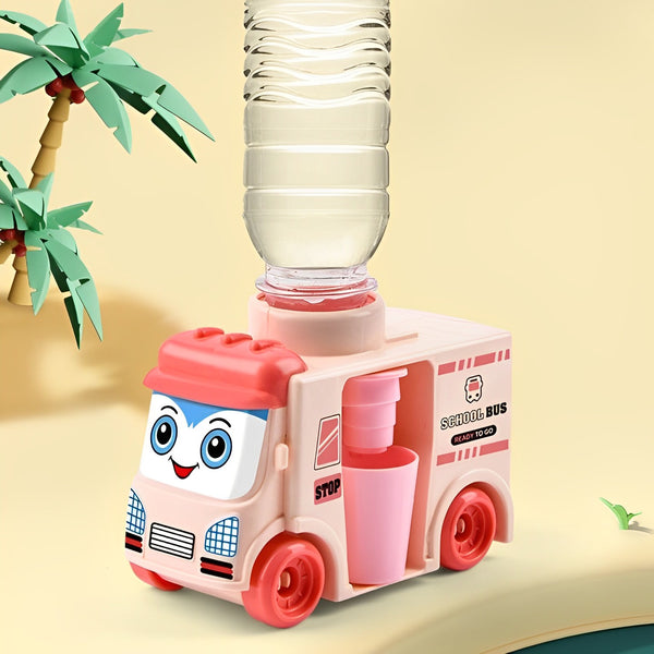 Cute Mini Bus Water Dispenser with Free Clay