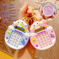 Premium Cartoon Calculator Toy Keychain 1pc