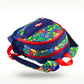 Trendy Funky Cartoonistic Blue Backpack for Kids