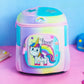 Soft Plush Unicorn Metalic Backpack