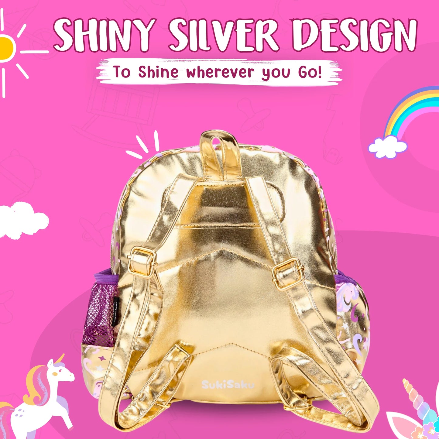 Trendy Funky Unicorn Mini Backpack