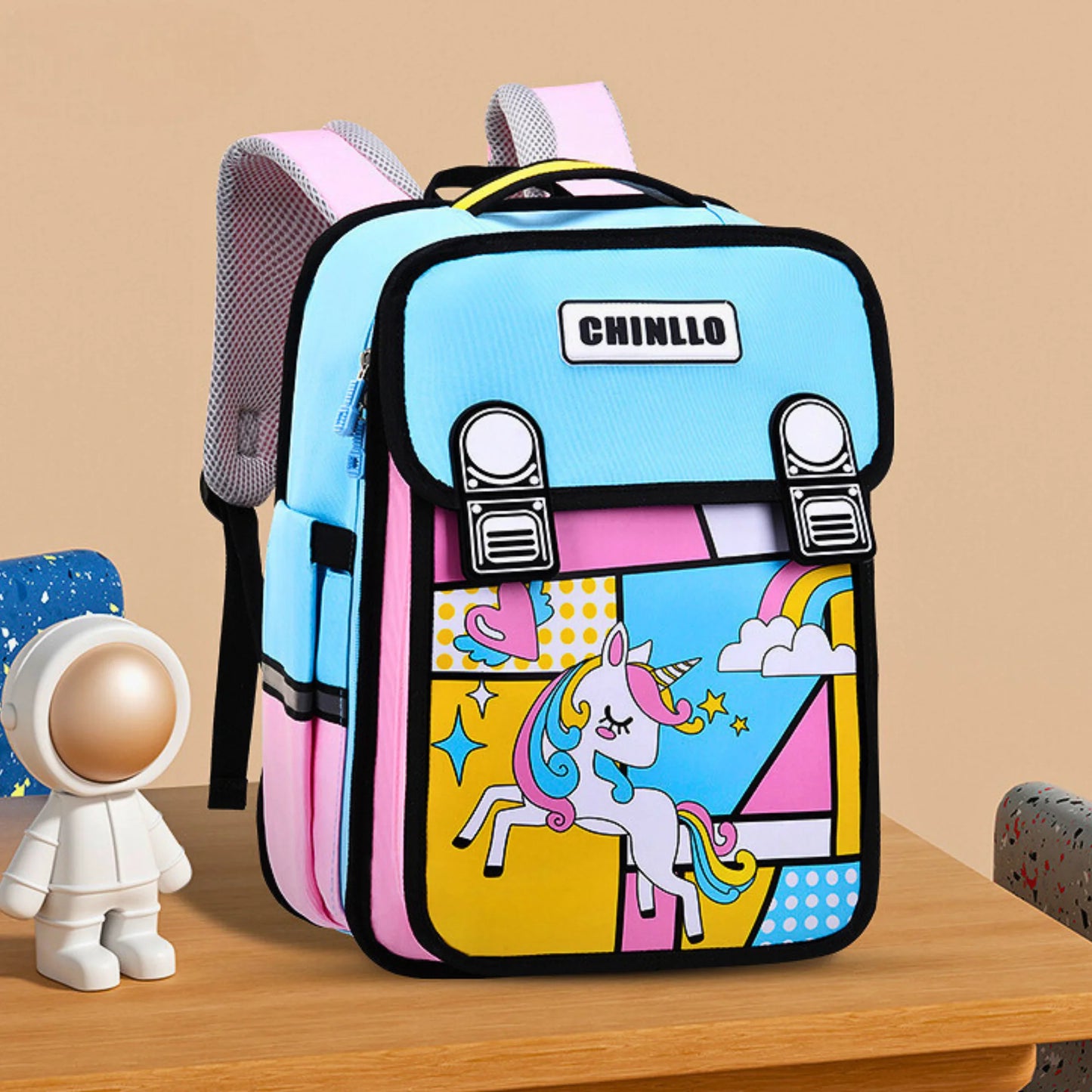 Luxurious 3D School Backpack