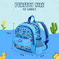 Trendy Funky Blue Mini Backpack