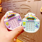 Premium Cartoon Calculator Toy Keychain 1pc