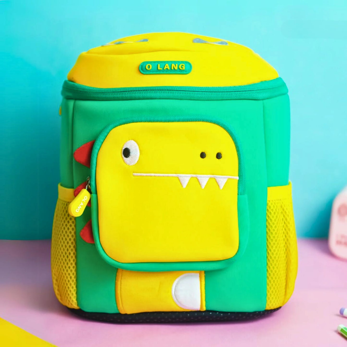 Soft Plush Dino Backpack