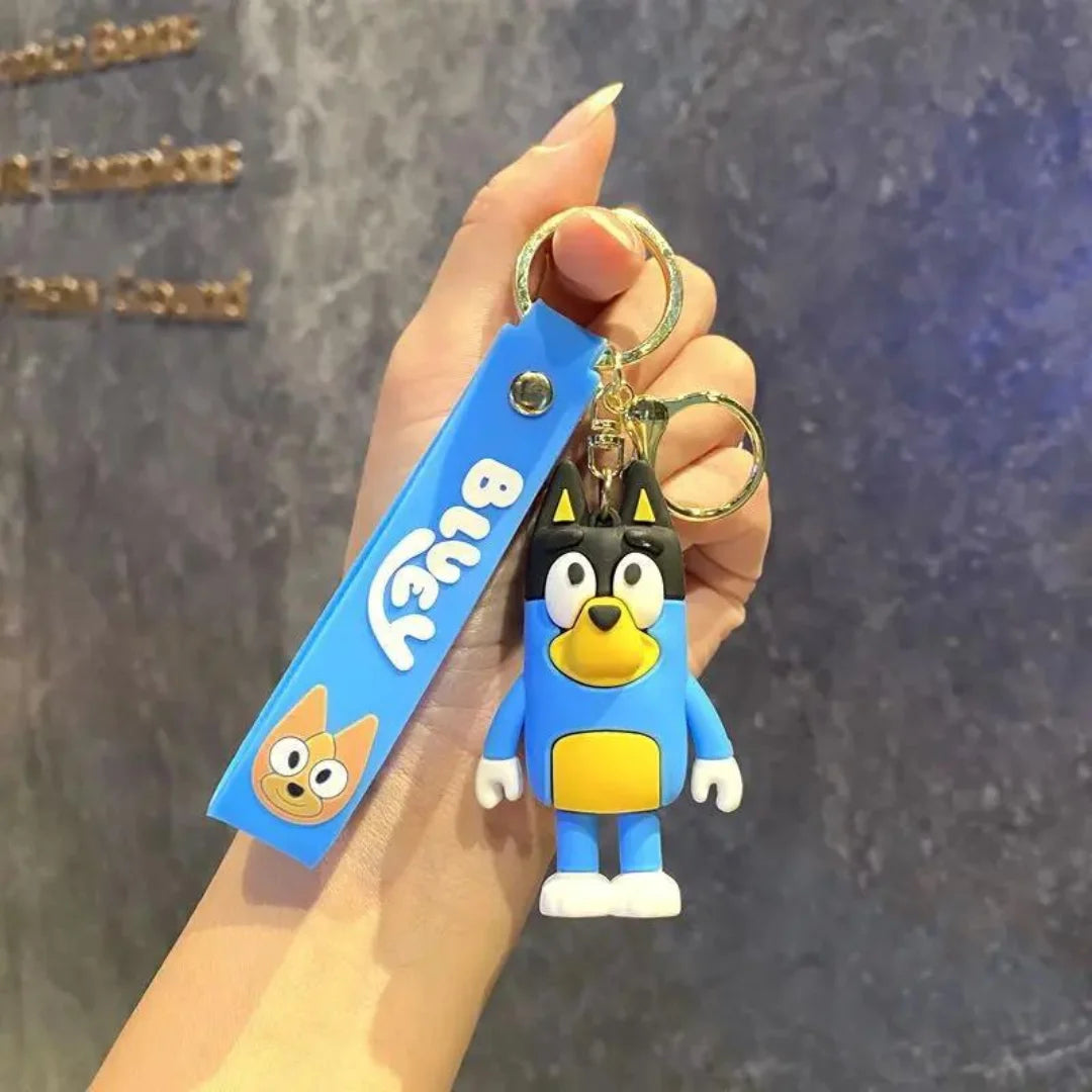 Bluey Cartoon 2pcs Keychain (Surprise Design)