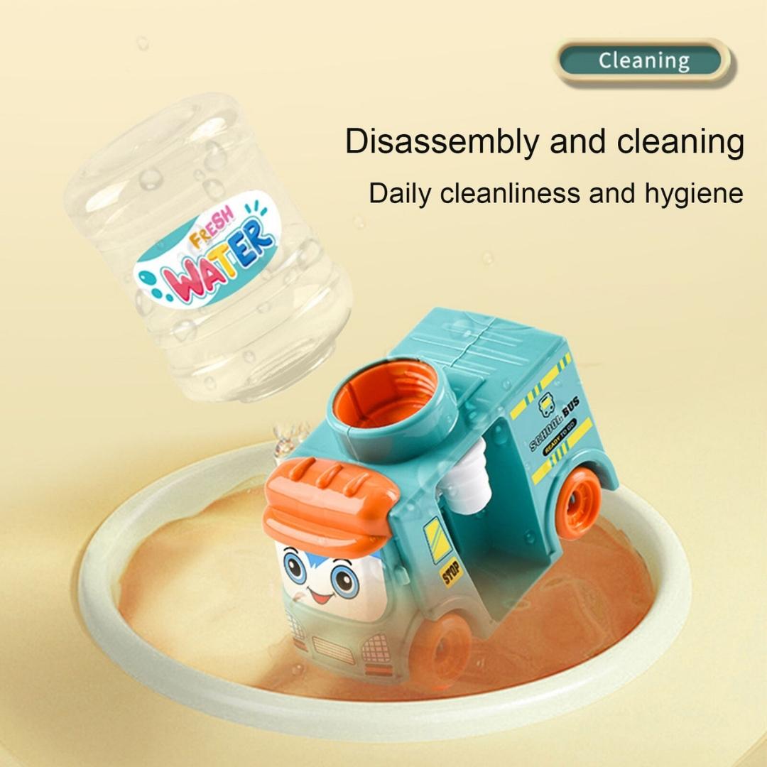 Cute Mini Bus Water Dispenser with Free Clay