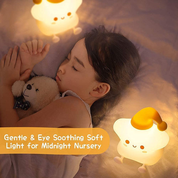 Cute Star Soft Night Lamp