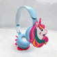 Cute Unicorn Bluetooth Headphone