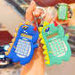 Premium Cartoon Calculator Toy Keychain 1pc