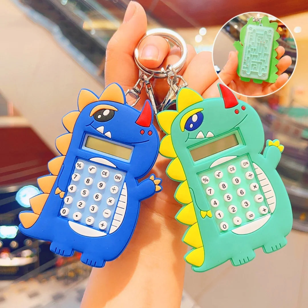 Premium Cartoon Calculator Toy Keychain 1pc