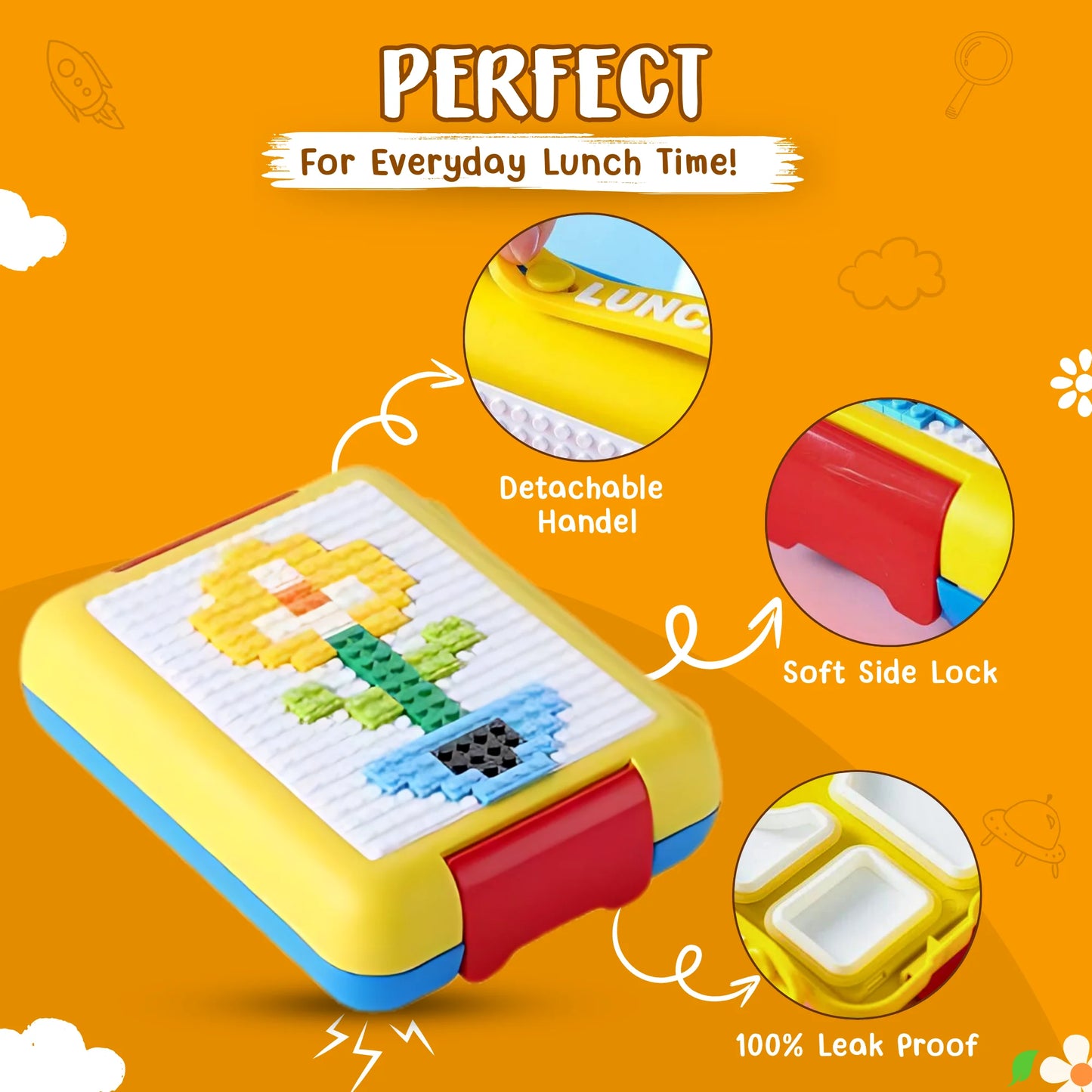 Premium Lego Lunch Box