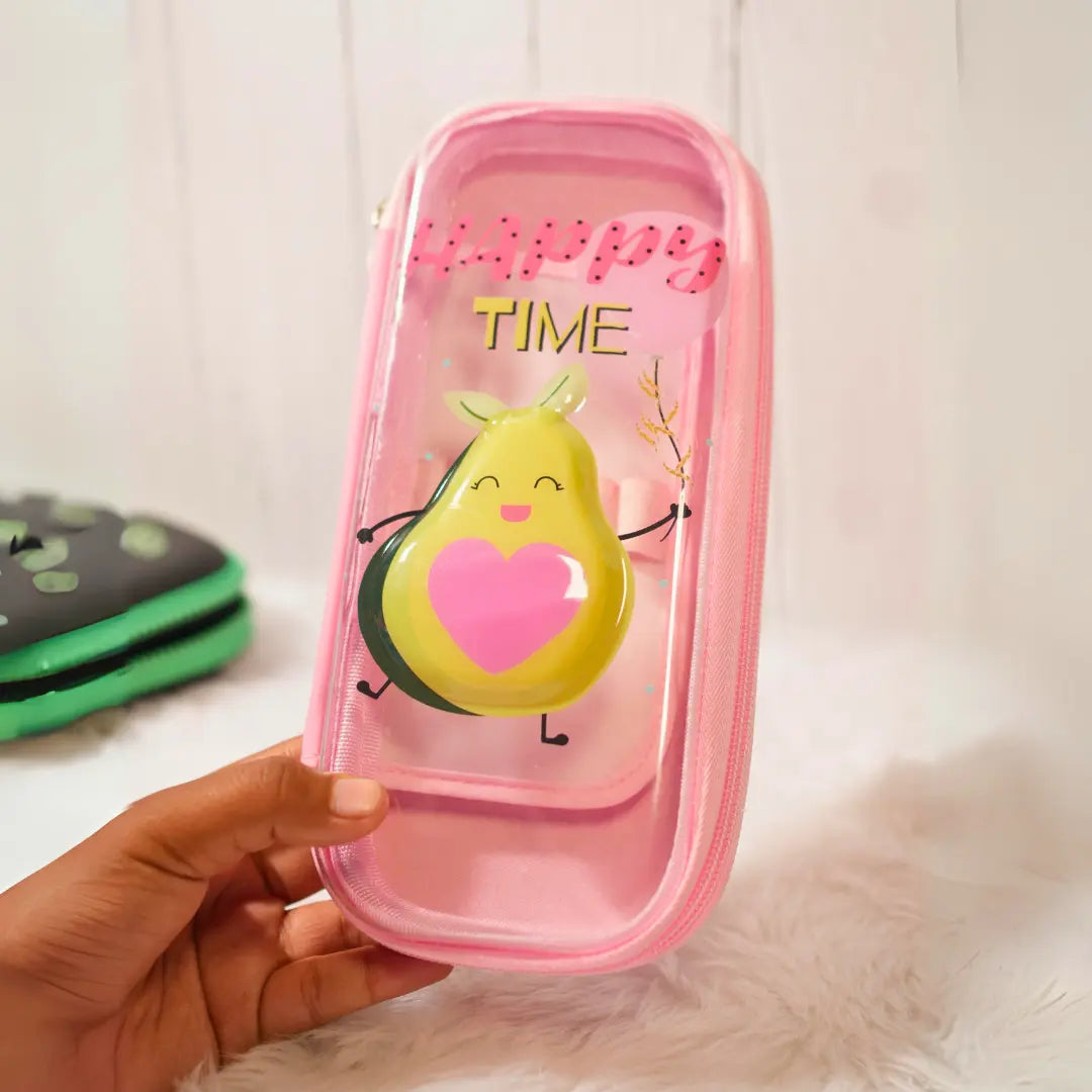 Cute Avocado Pen & Pencil Case