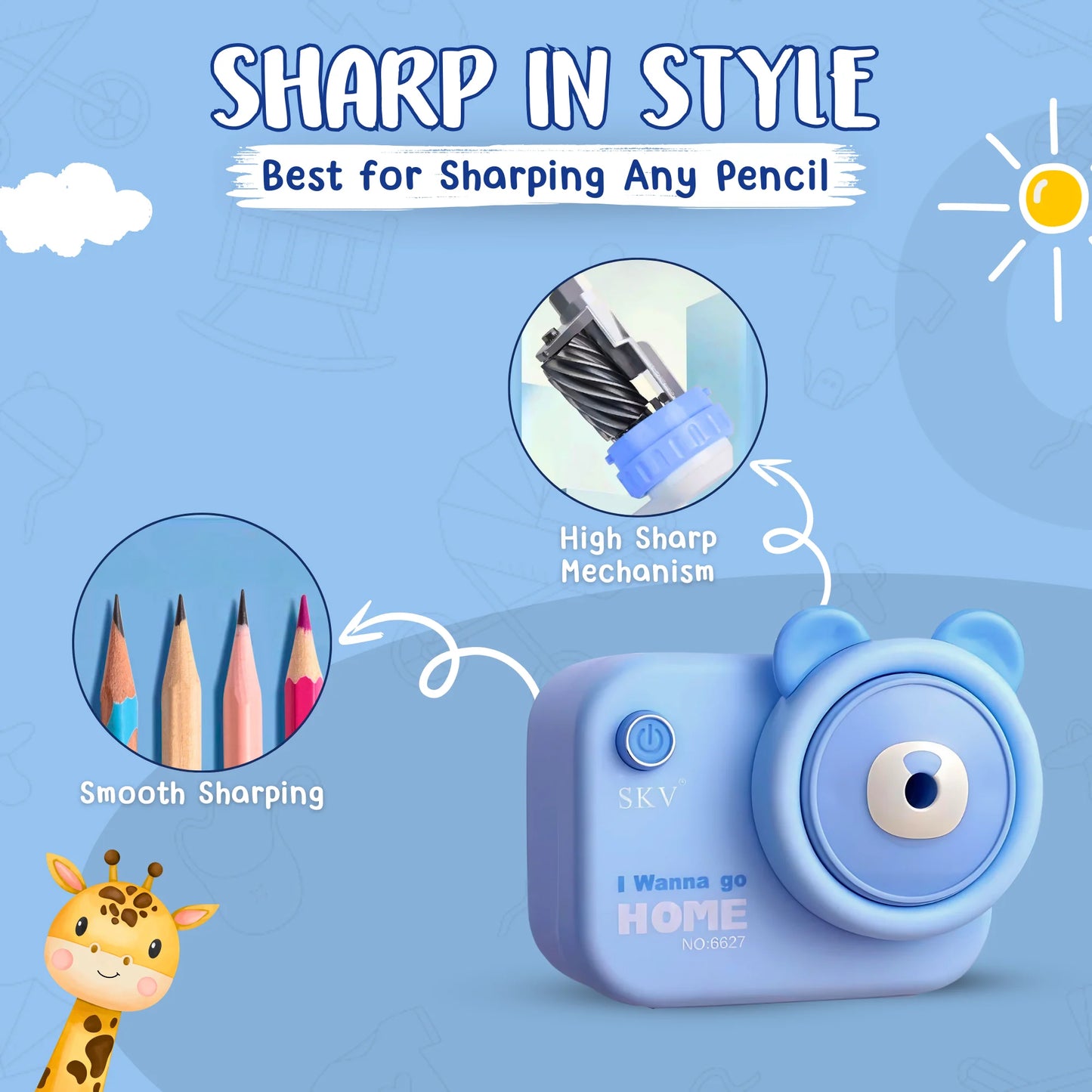 Cute Camera Sharpener