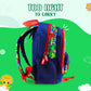 Trendy Funky Cartoonistic Blue Mini Backpack