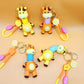 Premium Giraffe Expandable Keychain 1pc