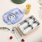 Magical Cartoon Stainless Steel 4 Compartment Lunch box (Surprise Design)