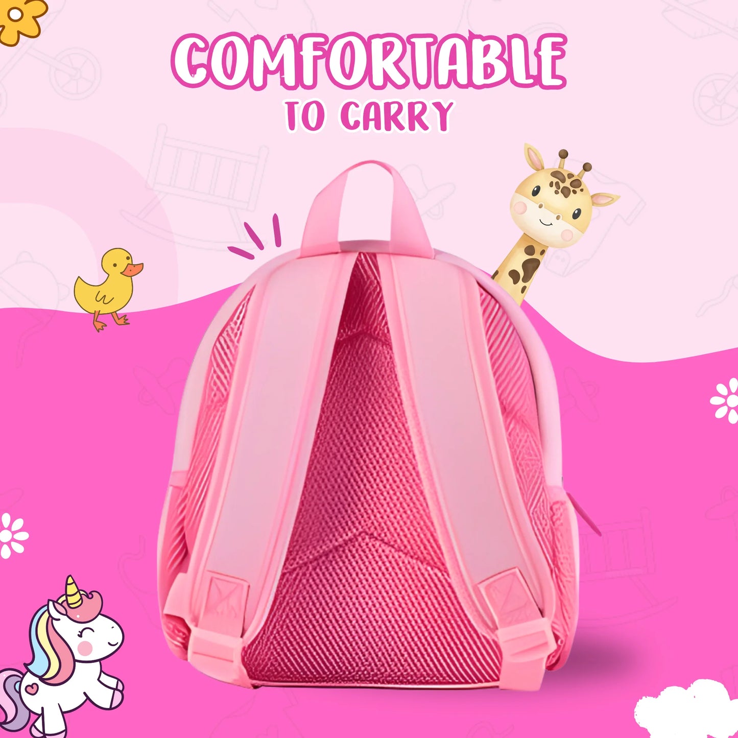 Cute Unicorn Soft Plush Backpack for Kids