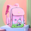 Trendy Cartoon Flap School Backpack