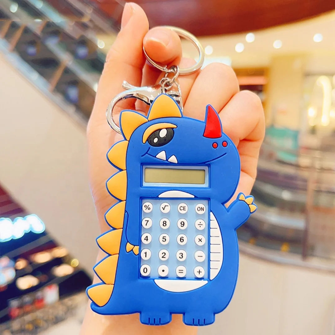 Premium Cartoon Calculator Toy Keychain 1pc