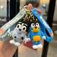 Bluey Cartoon 2pcs Keychain (Surprise Design)