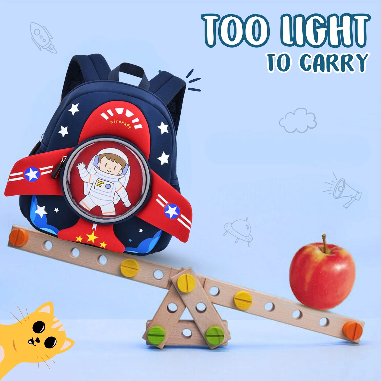 Trendy Soft Plush Air Space Backpack