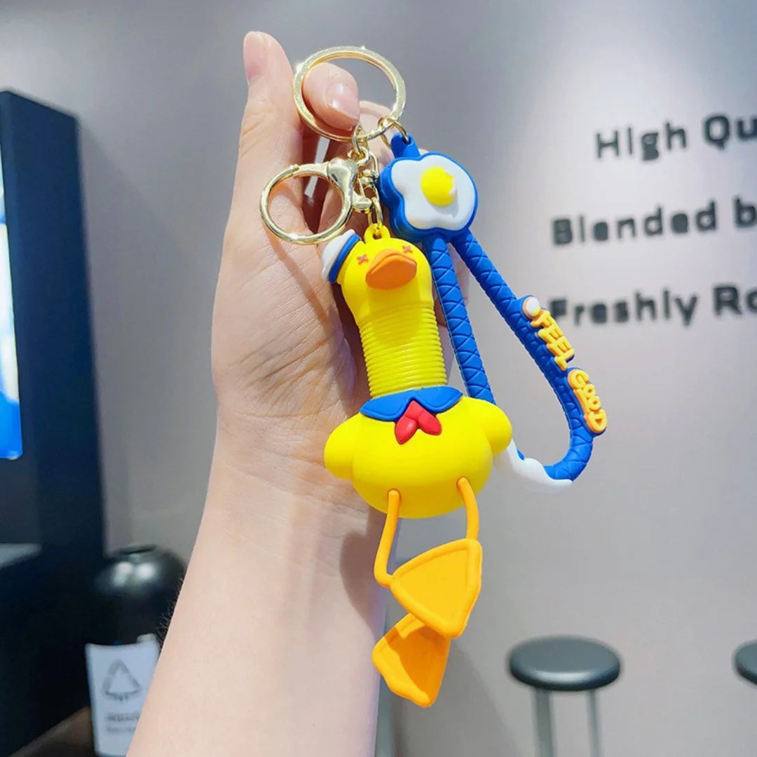 Premium Duck Expandable Keychain 1pc