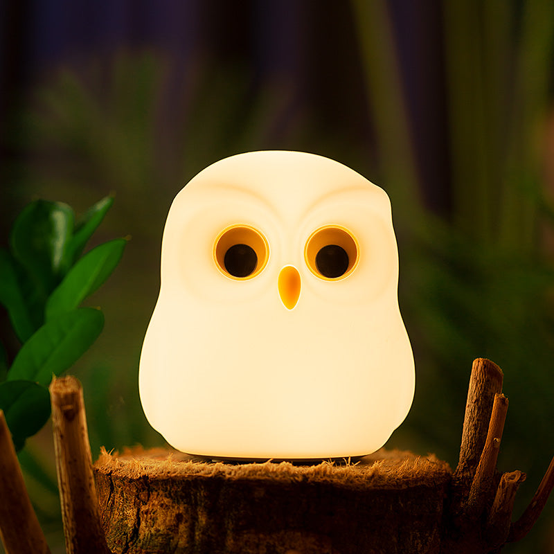 Cute Soft Owl Night Lamp