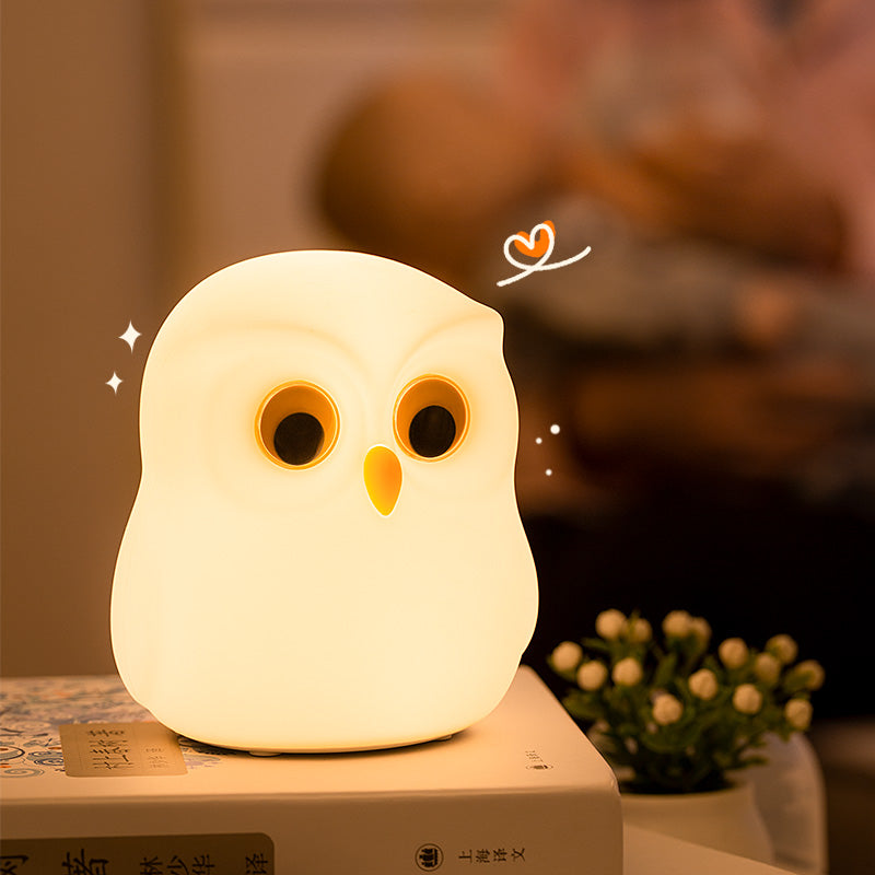 Cute Soft Owl Night Lamp