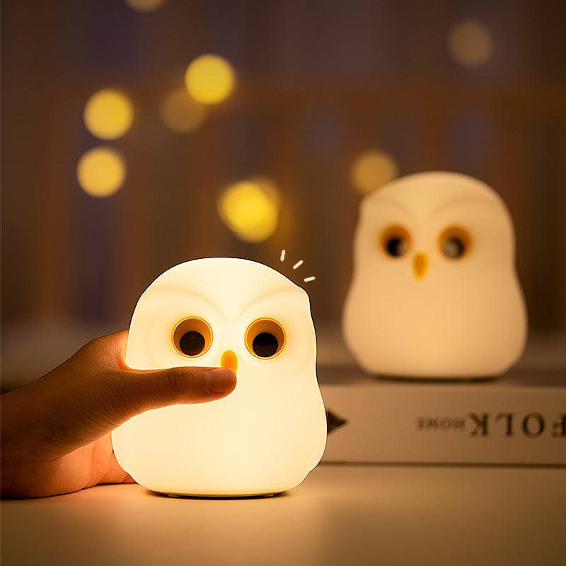 Cute Soft Owl Night Lamp