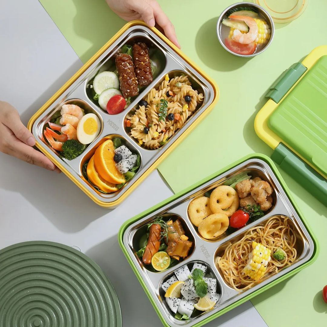 Trendy Space Capsule Lunch Box with 8 Compartment