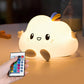 Cute Cloud Rechargeable Night Lamp with Remote