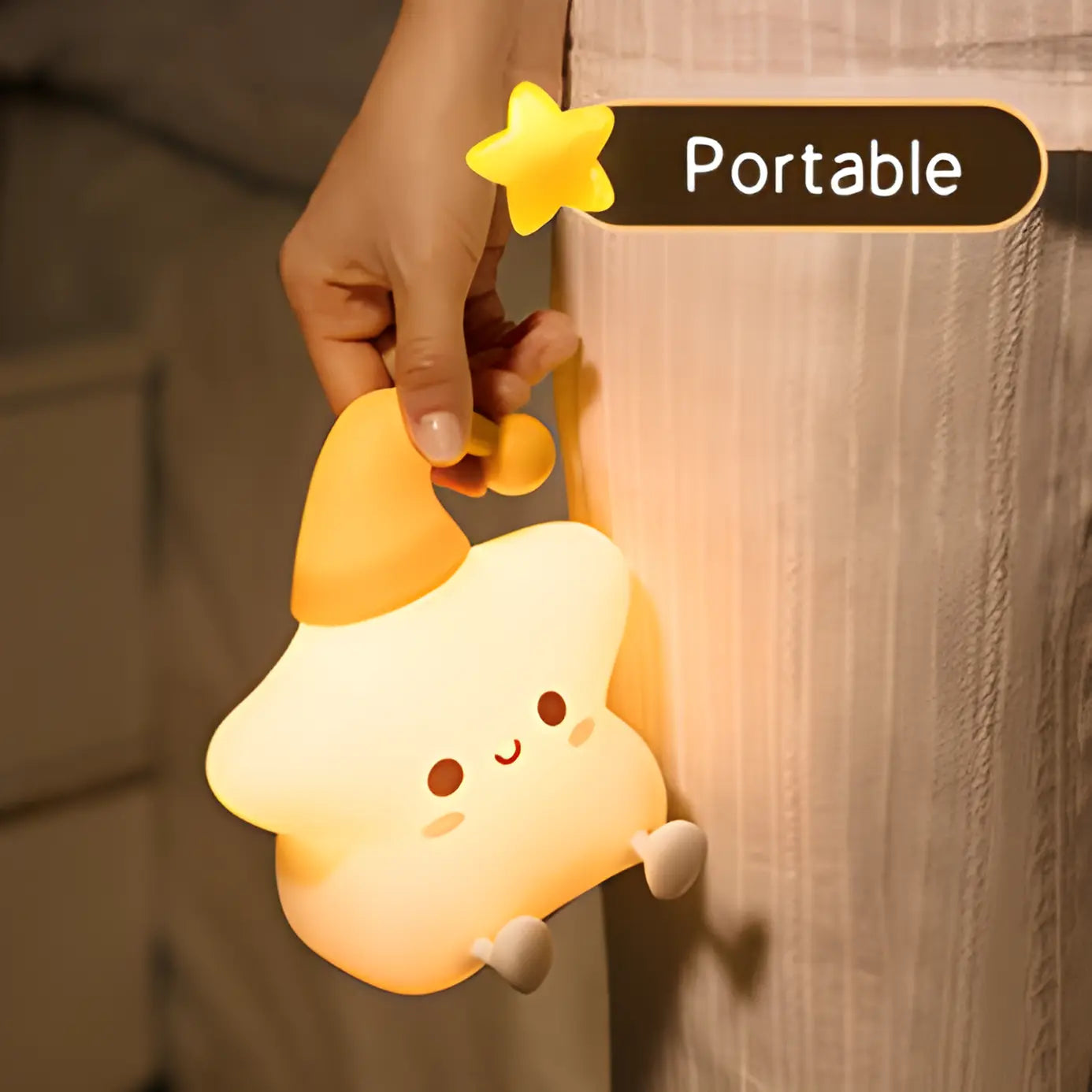 Cute Star Soft Night Lamp