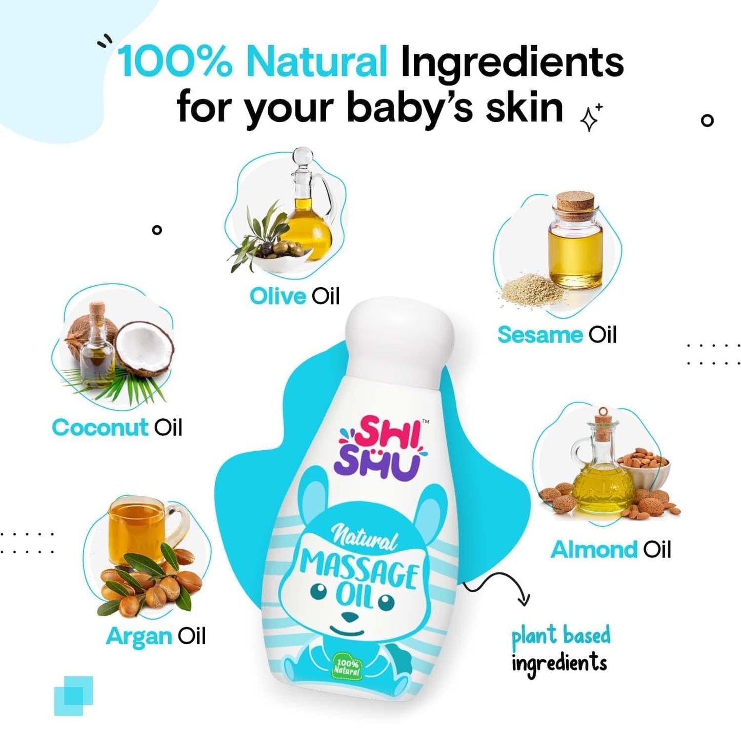 Natural Soothing Baby Massage Oil